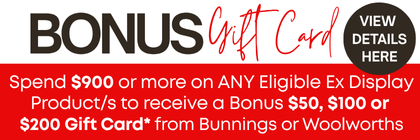 Berloni Appliances Mid-Year Clearance Sale - Purchase Eligible Ex Display Products to receive a Bonus Gift Card. View more details here.